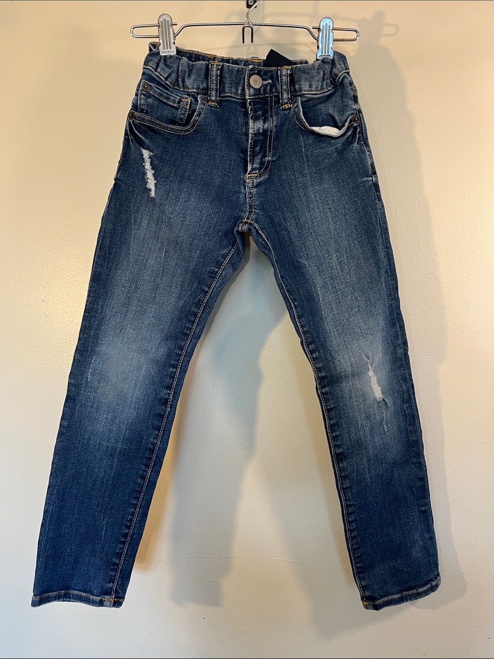 GAP Slim Straight Men's Jeans in Dark Blue Denim